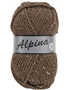 pelote 100 g Alpina6 de Lammy coloris 415 marron tweed
