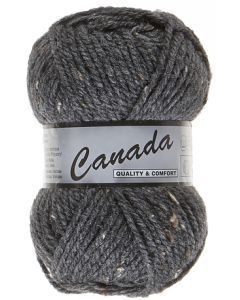 pelote 50 g canada tweed de lammy 425 gris moucheté