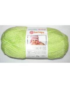 pelote 50 grammes WOOLLY BABY coloris vert anis 439