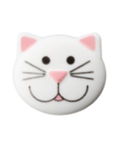 bouton 20 mm polyamide tête de chat