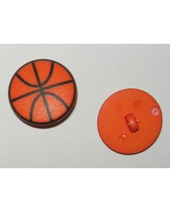bouton polyester knopf ballon de basket 20 mm