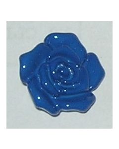 bouton fleur 18 mm réf 451018 de knopf coloris bleu nattier