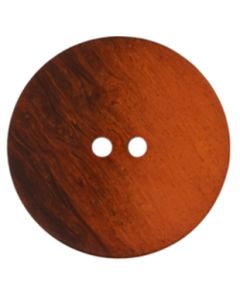 bouton knopf polyester 30 mm coloris marron