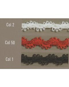 galon passementerie réf 4611 - largeur 10 mm - vendu au mètre