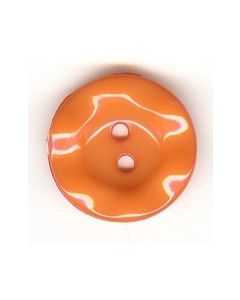 bouton plastique ondulé 19 mm réf 48625 orange
