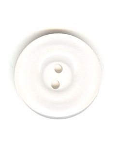 Bouton Knopf réf 48627 diamètre 23 mm blanc crème