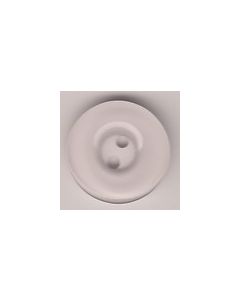 bouton polyester 18 mm réf 48627 coloris 12 blanc