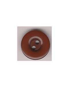 bouton polyester 18 mm réf 48627 coloris 20 chocolat