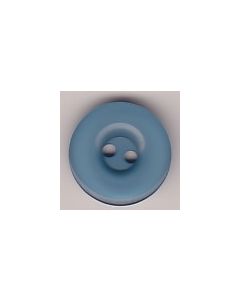 bouton polyester 18 mm réf 48627 coloris 64 bleuet