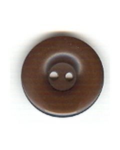 Bouton Knopf réf 48627 diamètre 23 mm marron