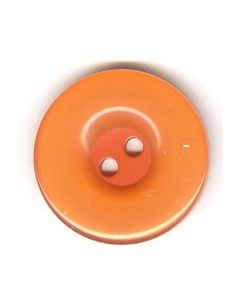 Bouton Knopf réf 48627 diamètre 23 mm orange