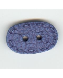 Bouton ovale 36 mm - réf 49029 bleu violette