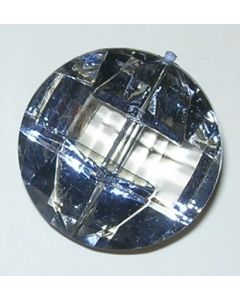 Bouton  style "diamant" 22 mm réf 49103 gris