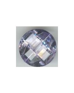 Bouton  style "diamant" 22 mm réf 49103 violet