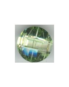 Bouton  style "diamant" 22 mm réf 49103 vert