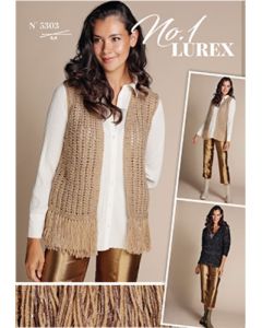 Modèle 03 du catalogue Lammy 53 - gilet femme 36 au 46 en kit à tricoter