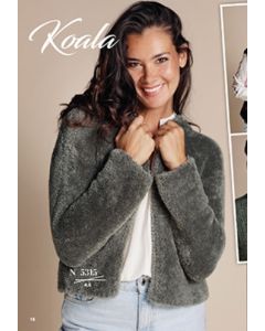 modèle 15 du catalogue 53 - Gilet femme T36 à 46 en kit à tricoter