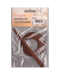fermoir déco knopf réf 58581 coloris marron 