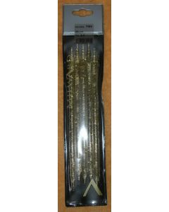 jeu de 5 aiguilles à tricoter n°8 double pointe 20 cm