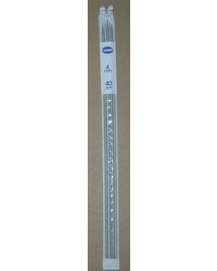 jeu de 5 aiguilles à tricoter n°4 double pointe - 40 cm