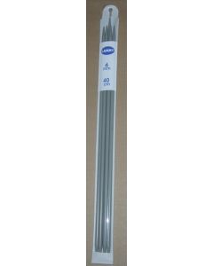 jeu de 5 aiguilles à tricoter double pointe n°6 de 40 cm de long