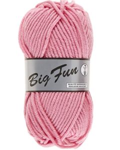 pelote 100 g BIG FUN de Lammy coloris 710 rose