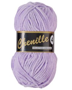 Pelote 50 grammes CHENILLE 4 coloris 713 mauve