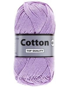 pelote 50 g Coton 8/4 coloris mauve 740