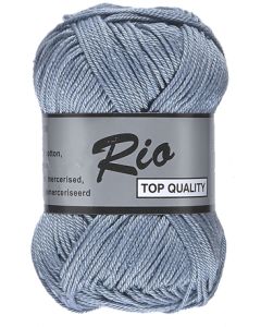 pelote de 50 g coton rio de lammy 839 gris bleuté