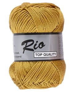 pelote de 50 g coton rio de lammy 846 moutarde