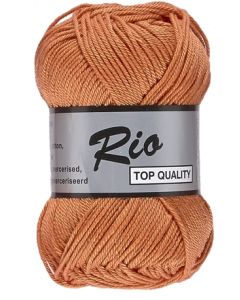 pelote de 50 g coton rio de lammy 847 orange foncé