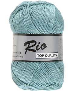 pelote de 50 g coton rio de lammy 853 bleu vert