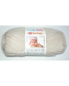 pelote 50 grammes de fil layette  WOOLLY BABY coloris beige 855