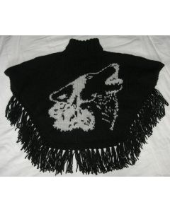 Poncho loup 4 ans à adultes en kit à tricoter