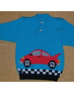 kit tricot 8771 - pull rally 2 ans ou 4 ans