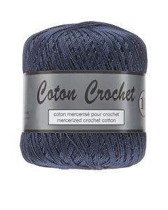 Pelote de 50 g de coton mercerisé n°10 bleu marine 890