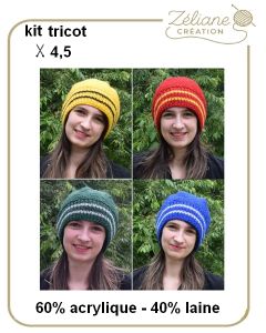 Kit tricot bonnet style Harry Potter en Canada