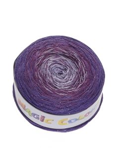 pelote 200 g MAGIC COLORS coloris 908 violet mauve avec lurex