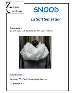 Fiche crochet snood en Soft Sensation