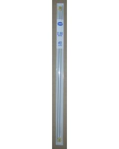 1 paire d'aiguilles à tricoter n°2,5 de 40 cm de long