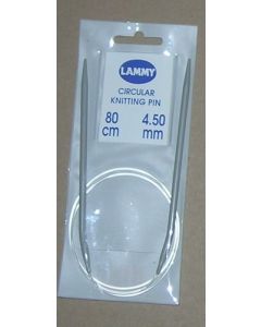 Aiguille à tricoter circulaire n°4,5 de longueur 80 cm 