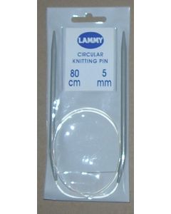 Aiguille à tricoter circulaire n°5 - 80 cm
