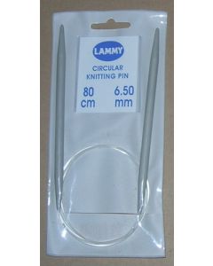 Aiguille à tricoter circulaire n°6,5 de longueur 80 cm