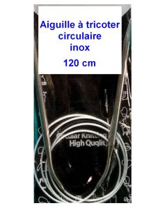 1 aiguille à tricoter circulaire 120 cm