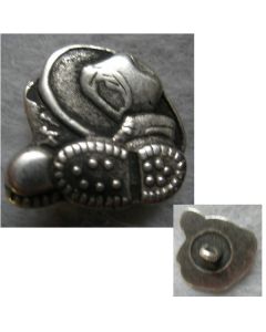 Bouton métal "baroudeur" 23 mm