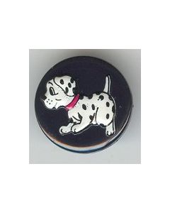 Bouton 18 mm dalmatien réf 41387  noir