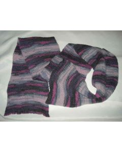 kit tricot 8855 - écharpe Angela