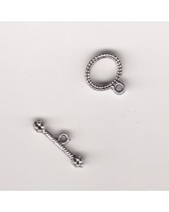 fermoir coloris nickel 12 x 10 mm réf D302