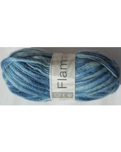 pelote 50 grammes FLAMME multicolore bleu
