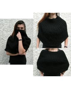 kit tricot 8007 - chauffe épaules point de blé - T 4 ans à T 60